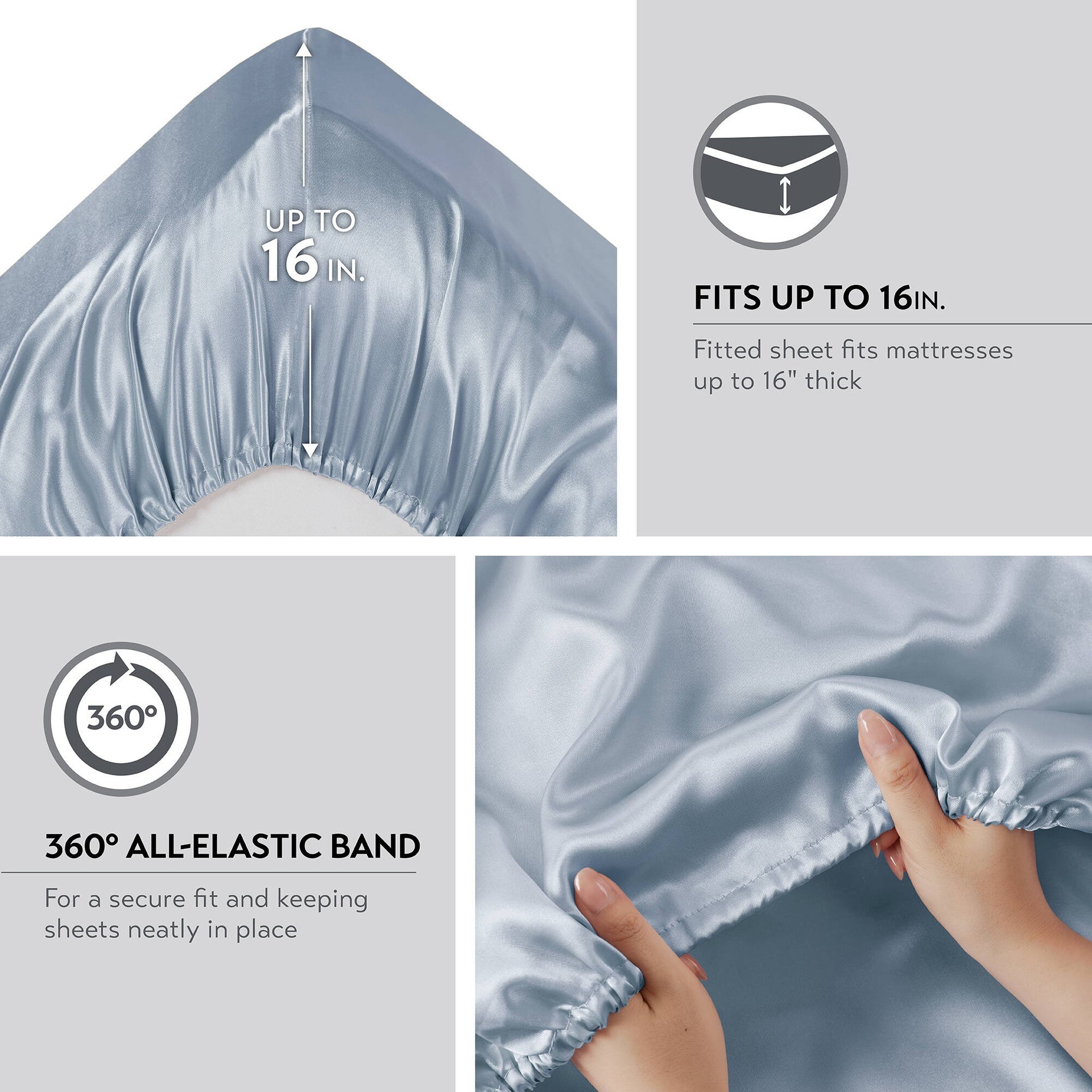 Luxury 2 PC Pillowcases Standard