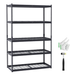 Storage Shelves 5 Tier Adjustable Heavy Duty Garage Shelving Units 3000 lbs