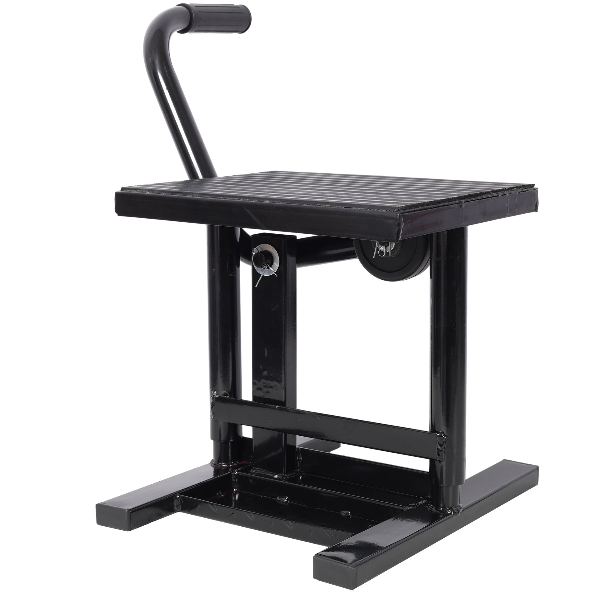 Motorcycle Dirt Bike Stands and Lifts Jack Stand Steel Lift 11 7/8"-16" Adjustable Height 330 LBS Load Capacity Heavy Duty Steel Black
