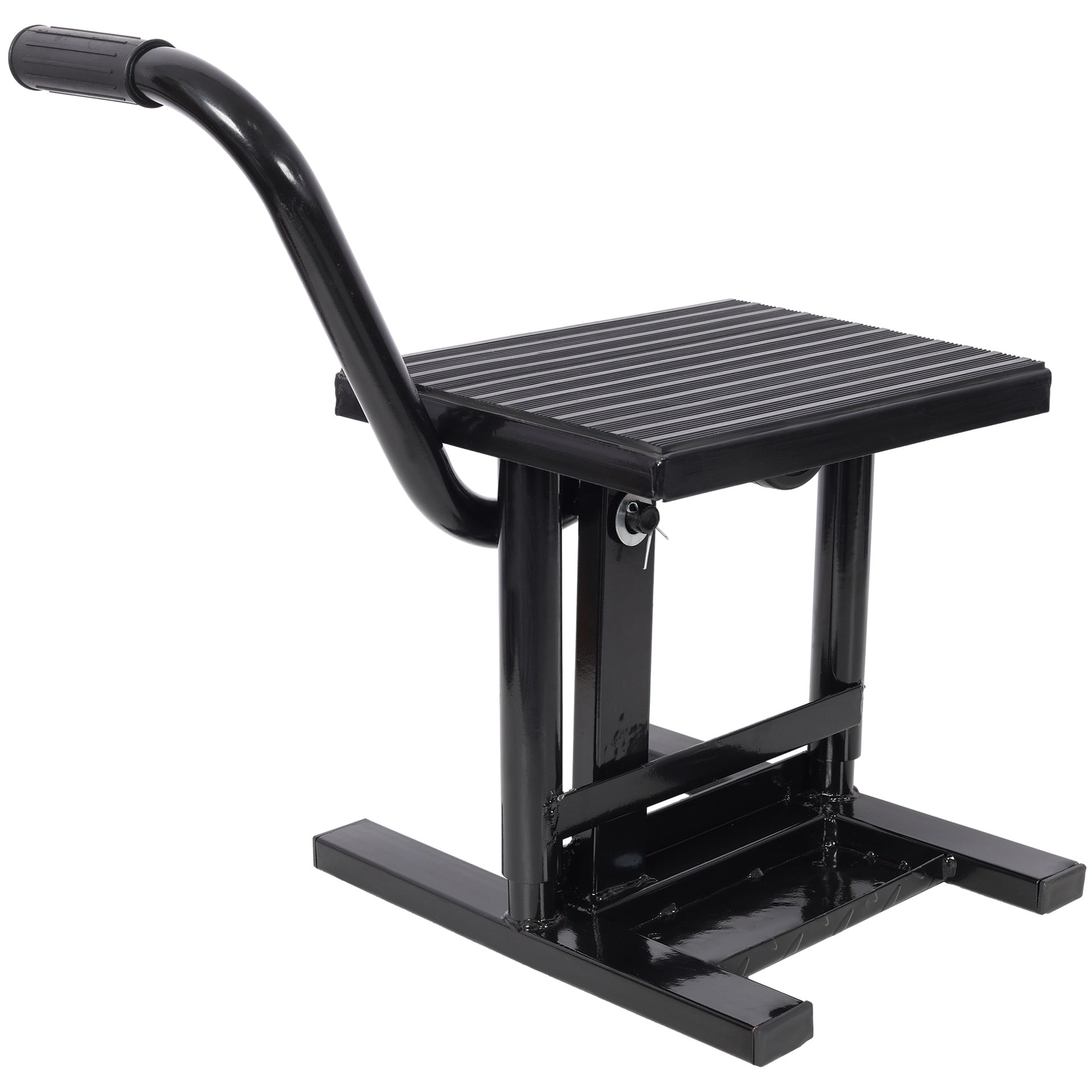 Motorcycle Dirt Bike Stands and Lifts Jack Stand Steel Lift 11 7/8"-16" Adjustable Height 330 LBS Load Capacity Heavy Duty Steel Black