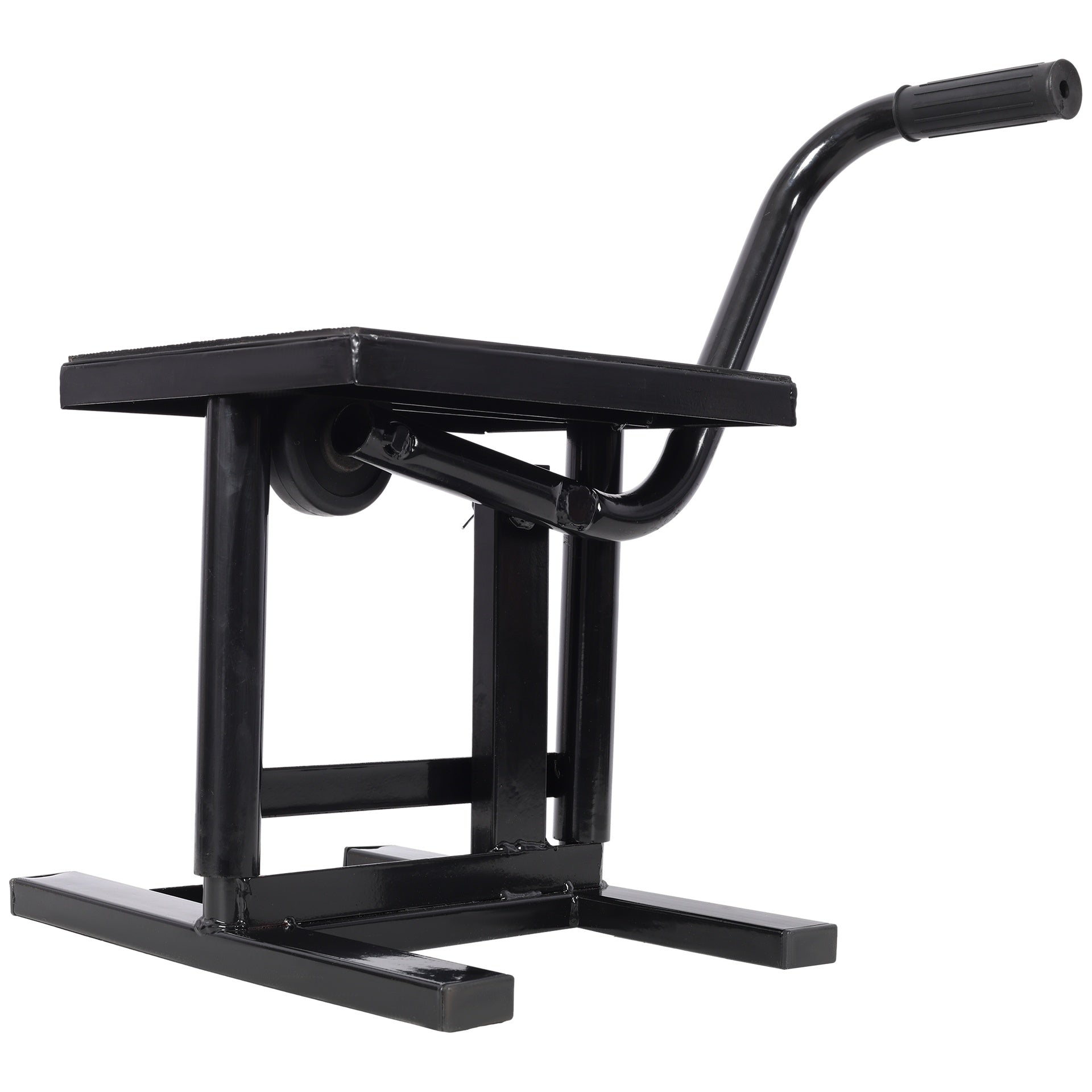 Motorcycle Dirt Bike Stands and Lifts Jack Stand Steel Lift 11 7/8"-16" Adjustable Height 330 LBS Load Capacity Heavy Duty Steel Black