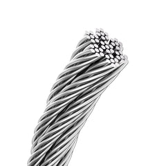 T316 Stainless Steel Cable 1/8" 7x7 Steel Wire Rope 1000 ft Cable Railing
