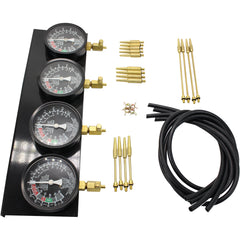 Fuel Vacuum Carburetor Synchronize Tool Kit Fuel Vacuum Carburetor Synchronizer carb sync Gauge Set with Rubber Hose