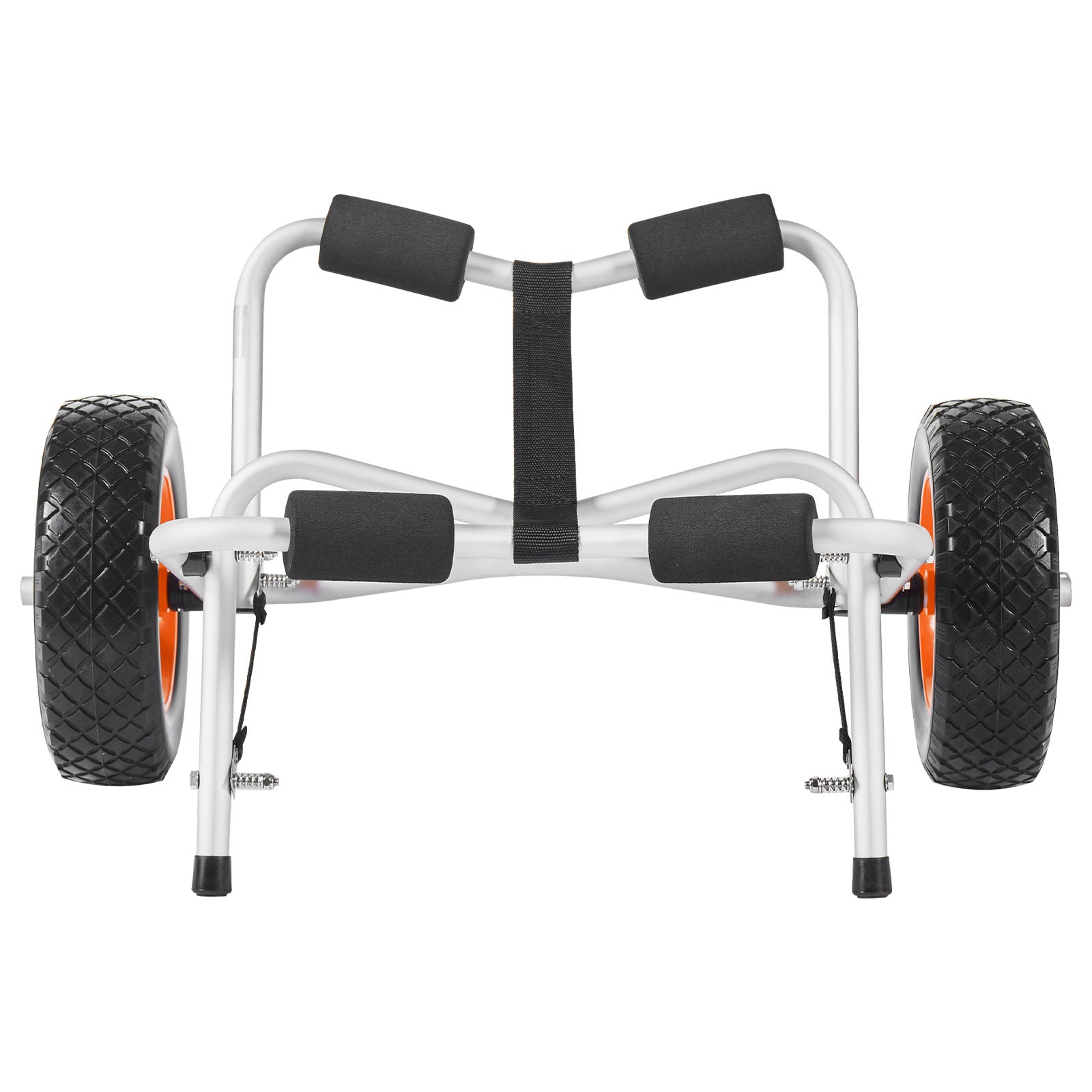 Kayak Cart 250 lbs Foldable Canoe Carrier with 10-inch Solid Rubber Tires