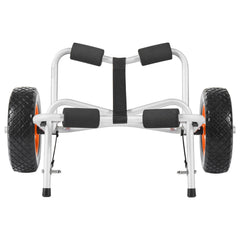 Kayak Cart 250 lbs Foldable Canoe Carrier with 10-inch Solid Rubber Tires