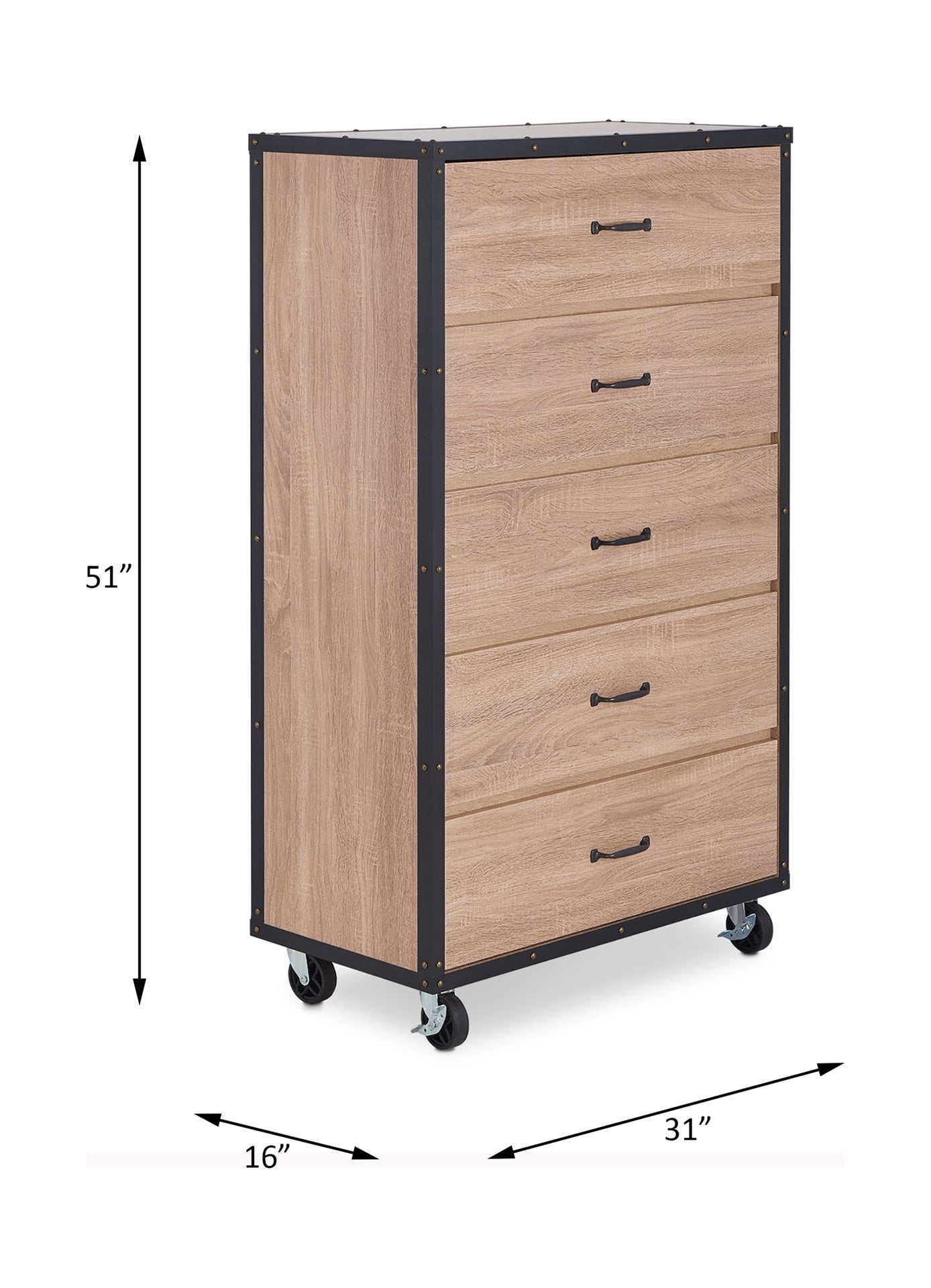 Bemis Weathered Light Oak Finish Chest