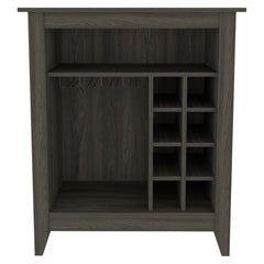 New Canaan 6-Bottle 1-Drawer 1-Shelf Bar Cabinet Carbon Espresso