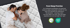 RRESTA Hotel Collection 12-Inch Full Size Medium-Firm Hybrid Mattress with 5-Zone Support for Back & Hip Relief, Fiberglass-Free, CertiPUR-US Certified