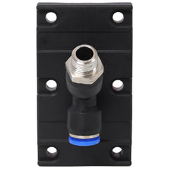 Garage Air Compressor Accessories Master Kit,3/8 Inch (9.5MM) OD × 60 Feet PU tubing,Blue Tubing