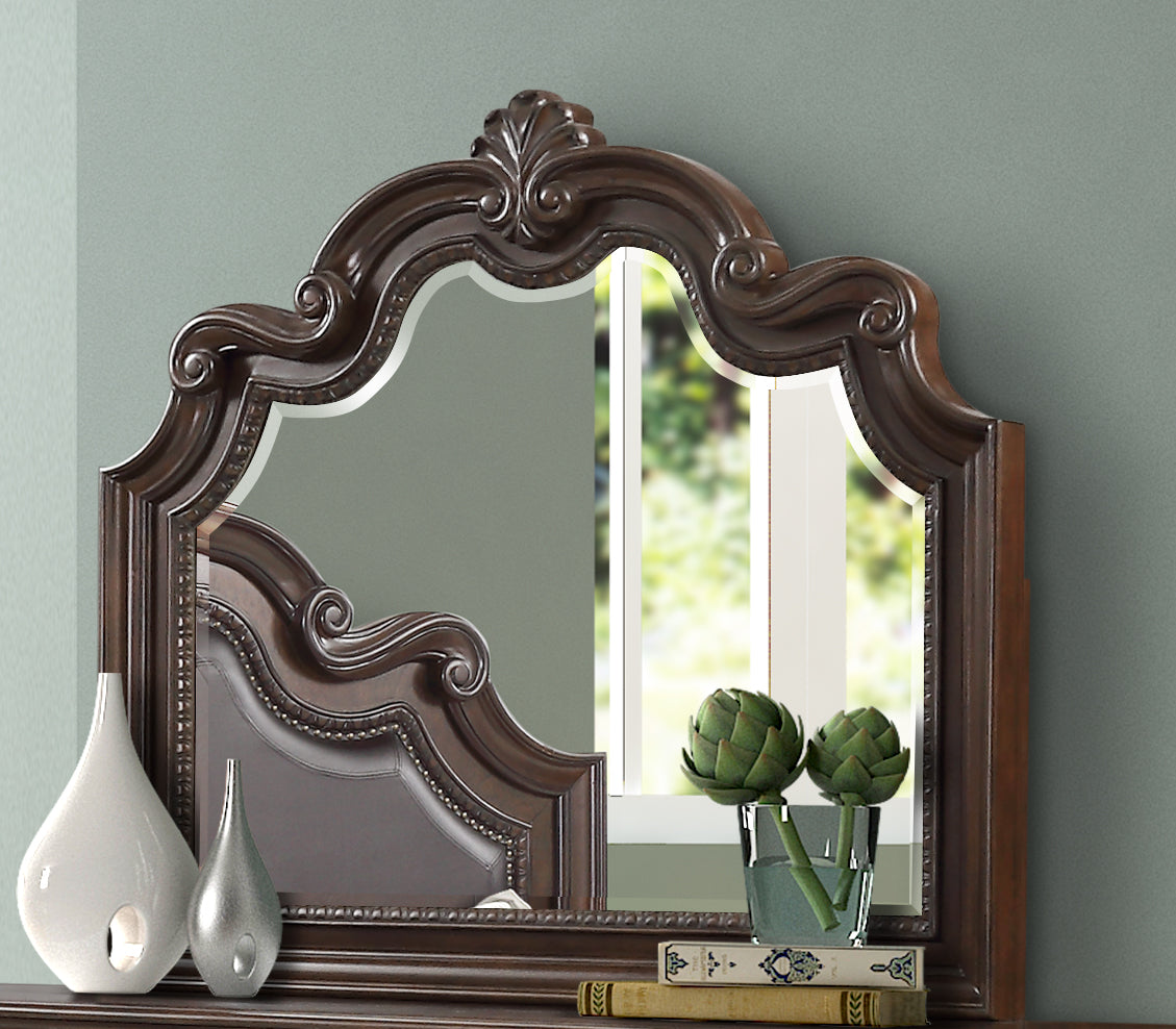 Mohogany Ornate Mirror