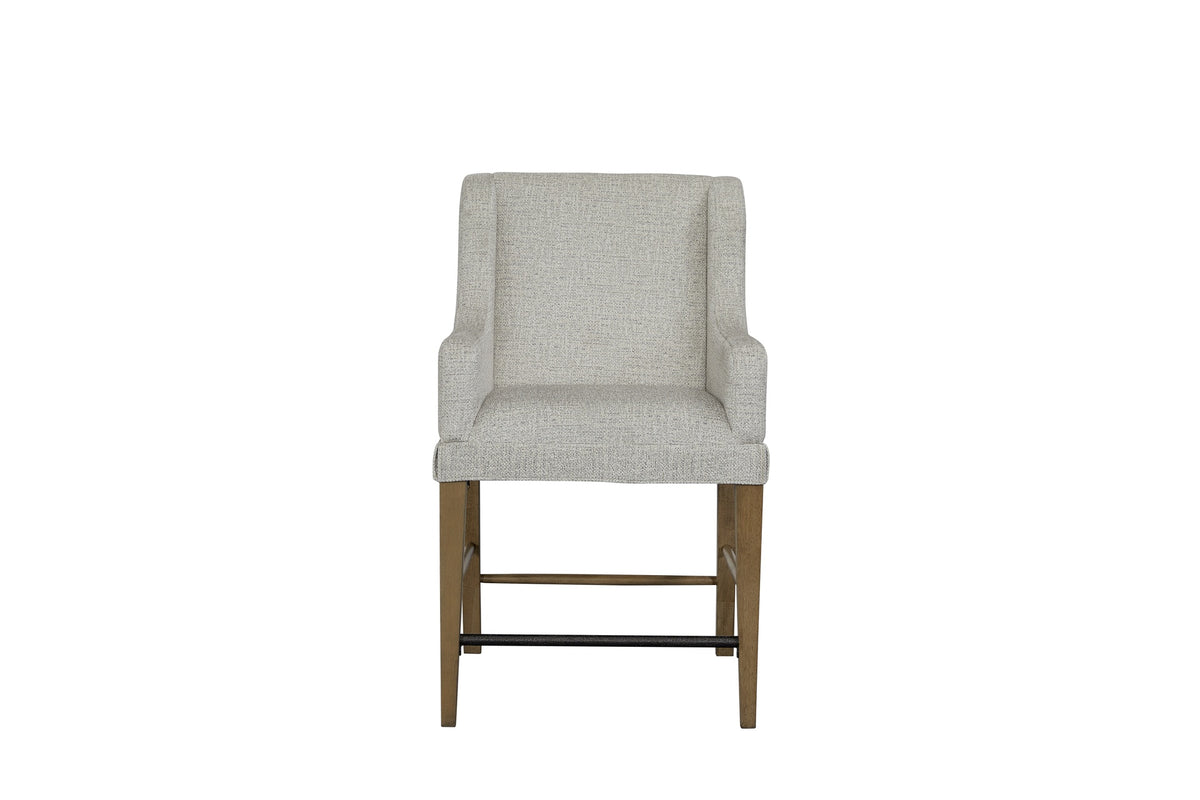 Upholstered Counter Stool - Almond (Set of 2)