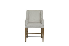 Upholstered Counter Stool - Almond (Set of 2)