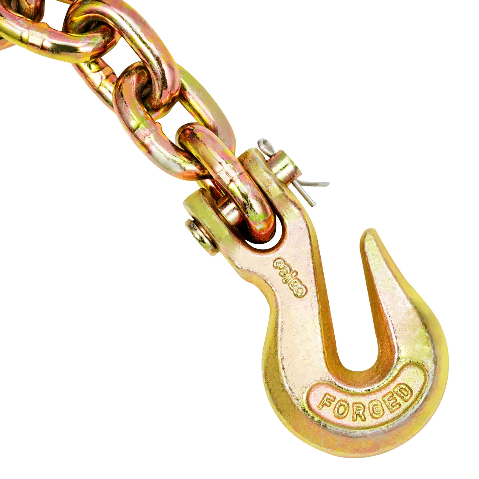 Chain and Binder Kit 3/8"-1/2" Ratchet Load Binder 3/8" x 10' Chain 2 Pack