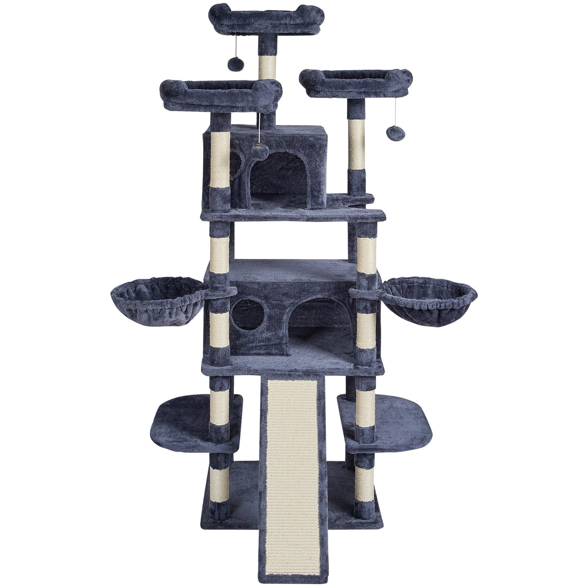 Cat Tree 68.5" Cat Tower for Indoor Cats with Cat Condos Scratching Post
