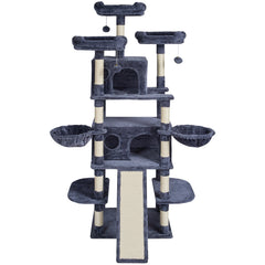 Cat Tree 68.5" Cat Tower for Indoor Cats with Cat Condos Scratching Post