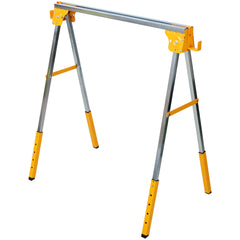 2PACK Adjustable Height Sawhorse,Folding Portable Saw Horses ,Heavy Duty Steel Sawhorse for Garage, Workshop, Fully Assembled