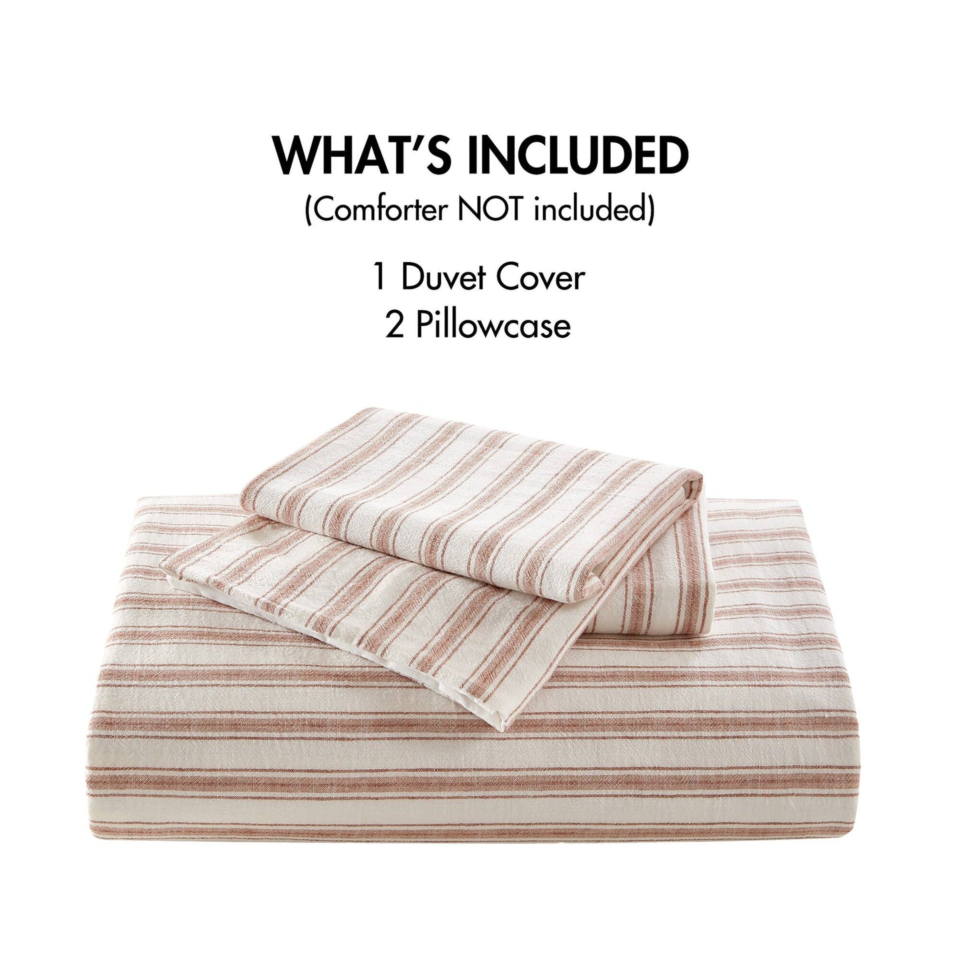 3 PCS King Duvet Set Terracotta