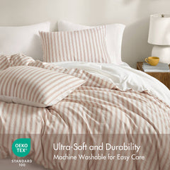 3 PCS King Duvet Set Terracotta