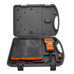 Refrigerant Scale 220 LBS HAVC Charging Recovery Freon Scale, with Wired Remote Control, 5g High Precision Electronic Digital Recovery Weight Scale with Case and Dry Battery