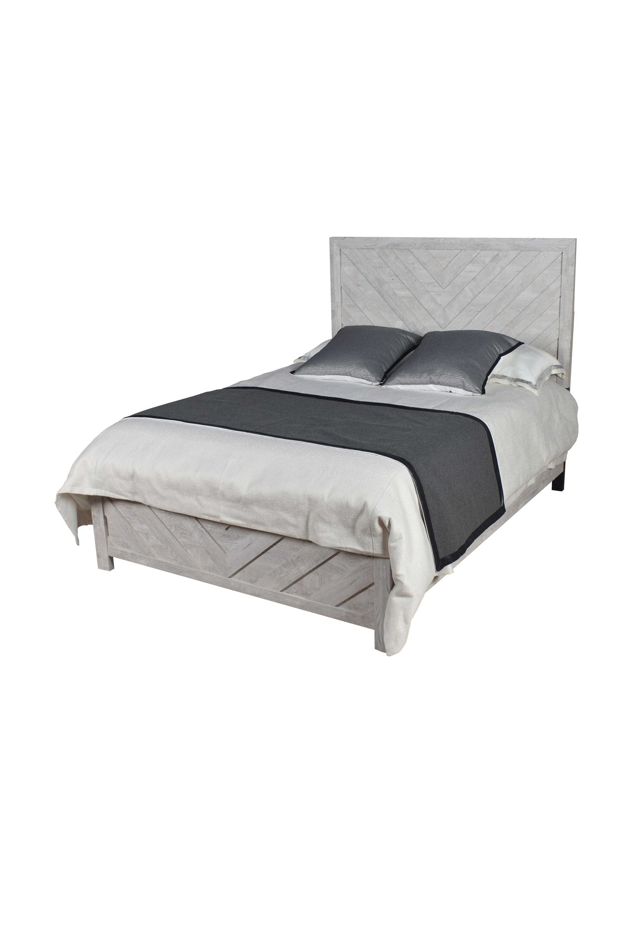 Denver Modern Style Queen Bed Made with Wood in Natural (NJ Inventory)