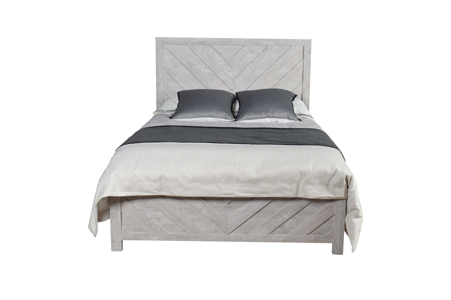 Denver Modern Style Queen Bed Made with Wood in Natural (NJ Inventory)