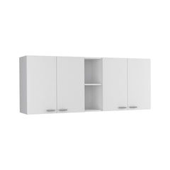 Wall Cabinet Ontario, Double Door, White Finish