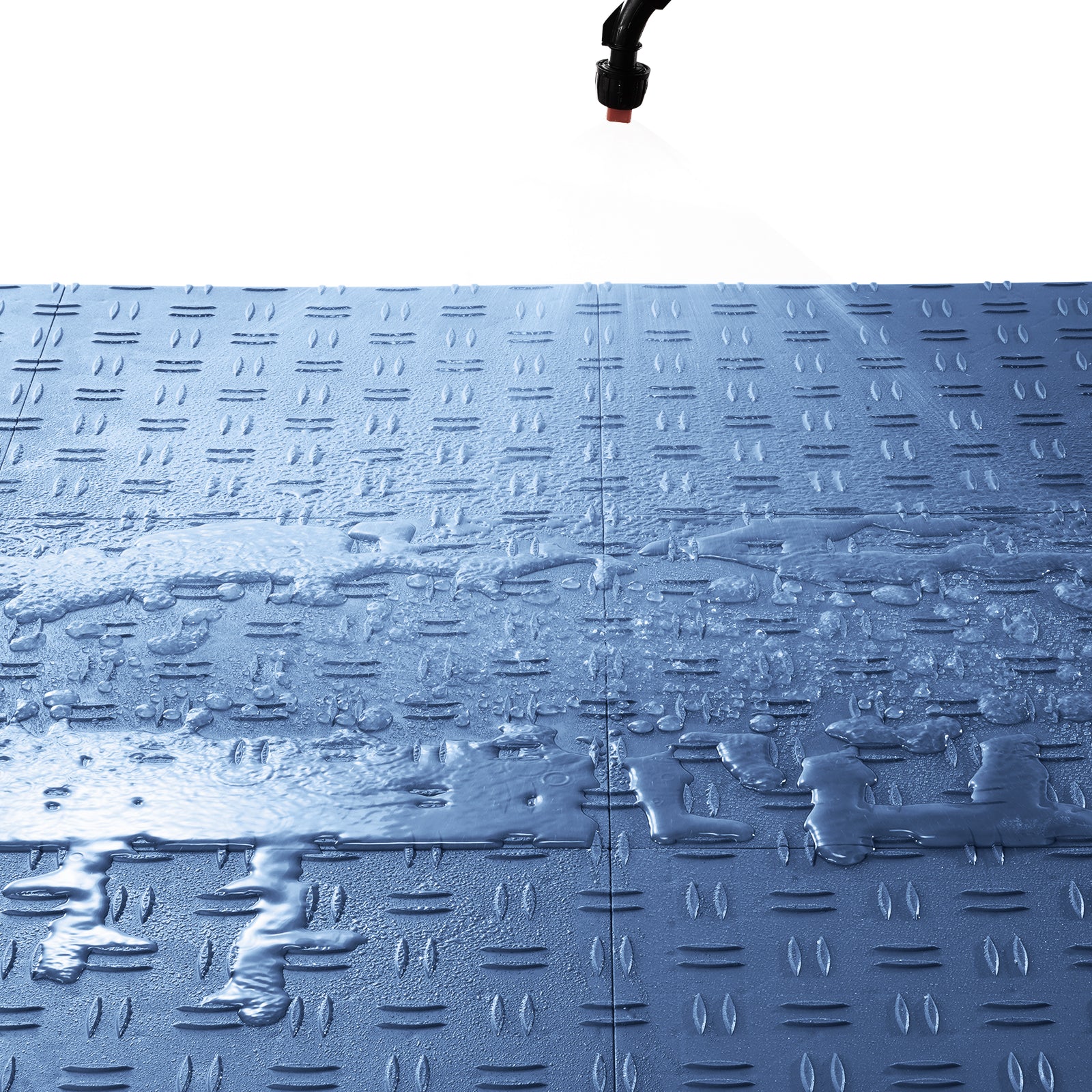 Garage Tiles Interlocking, 12 x 12 x 0.53 inch 50 Pack Garage Floor Covering Tiles, Non-Slip Double-Sided Texture Garage Flooring Tiles, for Garages, Basements, Repair Shops, Blue