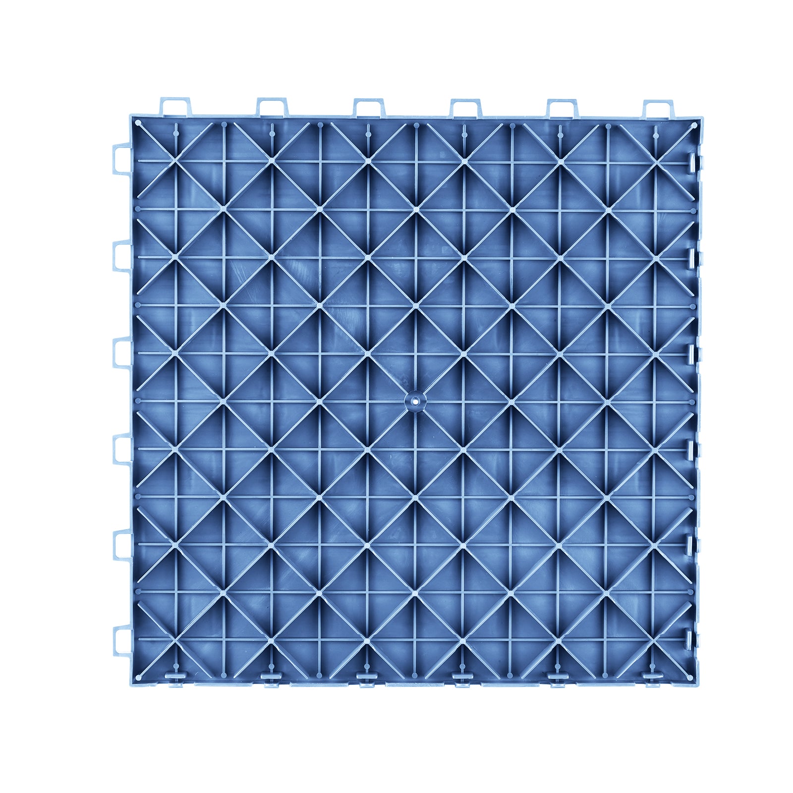 Garage Tiles Interlocking, 12 x 12 x 0.53 inch 50 Pack Garage Floor Covering Tiles, Non-Slip Double-Sided Texture Garage Flooring Tiles, for Garages, Basements, Repair Shops, Blue