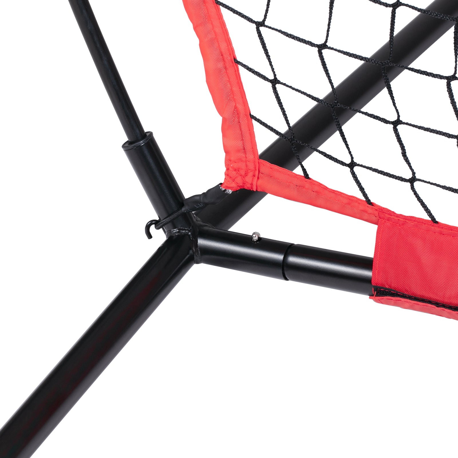 7x7 ft Baseball Softball Practice Net, Portable Baseball Training Net for Hitting Catching Pitching, Backstop Equipment with Bow Frame, Carry Bag, Strike Zone, 12 Balls, Tee, and Ball Collector