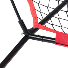 7x7 ft Baseball Softball Practice Net, Portable Baseball Training Net for Hitting Catching Pitching, Backstop Equipment with Bow Frame, Carry Bag, Strike Zone, 12 Balls, Tee, and Ball Collector