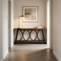 Hall Table,Vintage Console Table,Sturdy Sofa Table