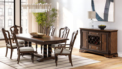 Mahogany Traditional Side Chair Set of 2