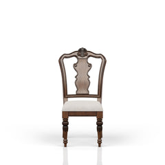 Mahogany Traditional Side Chair Set of 2