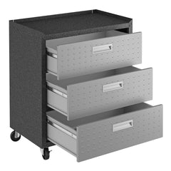 Rolling Garage Cabinet in Dark Gray