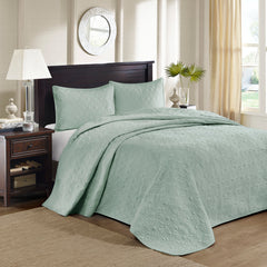 Reversible Bedspread Set Seafoam Twin