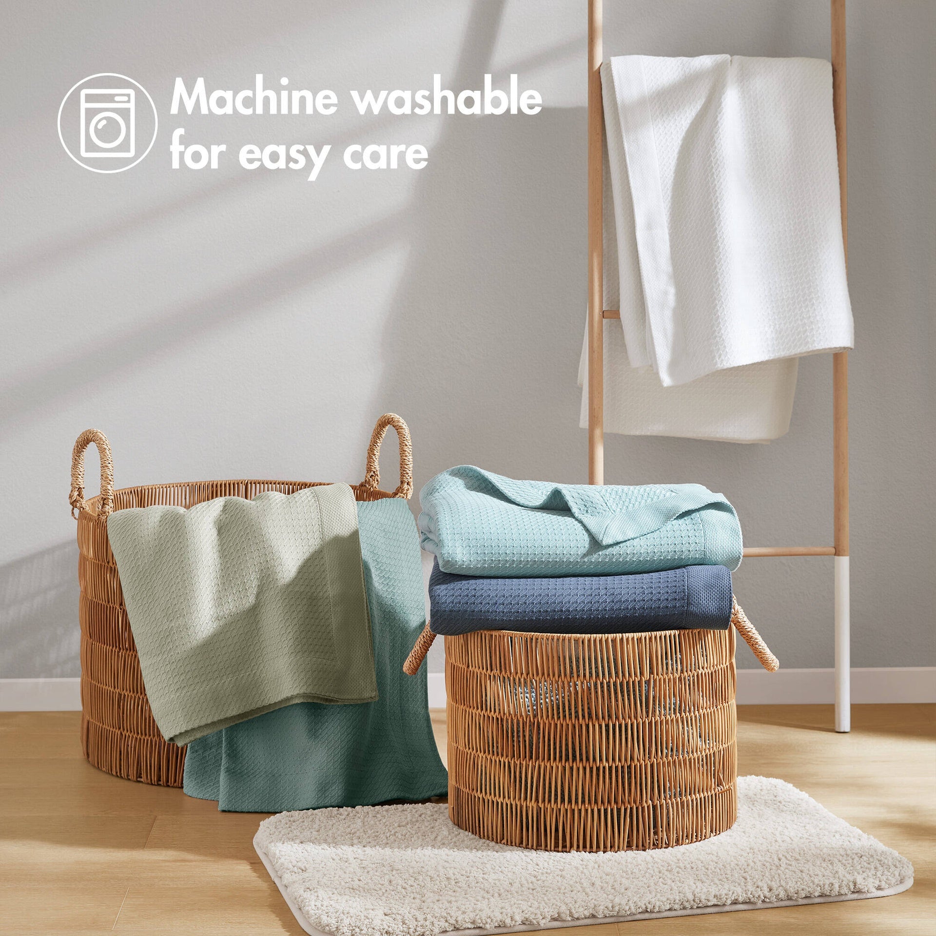 1 Piece Full/Queen Blanket,Sage Green