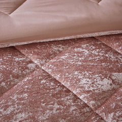 Twin/Twin XL Velvet Comforter Set with Throw Pillow