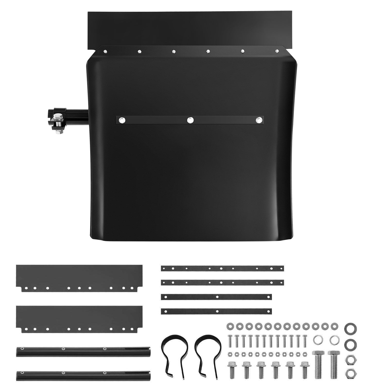 Quarter Fenders for Semi Trucks 24"x24" with Tube Bracket Mounting Hardware