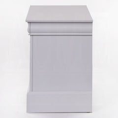 1pc Classic White Finish 2-Drawers Nightstand Louis Phillipe Style Bedroom Furniture