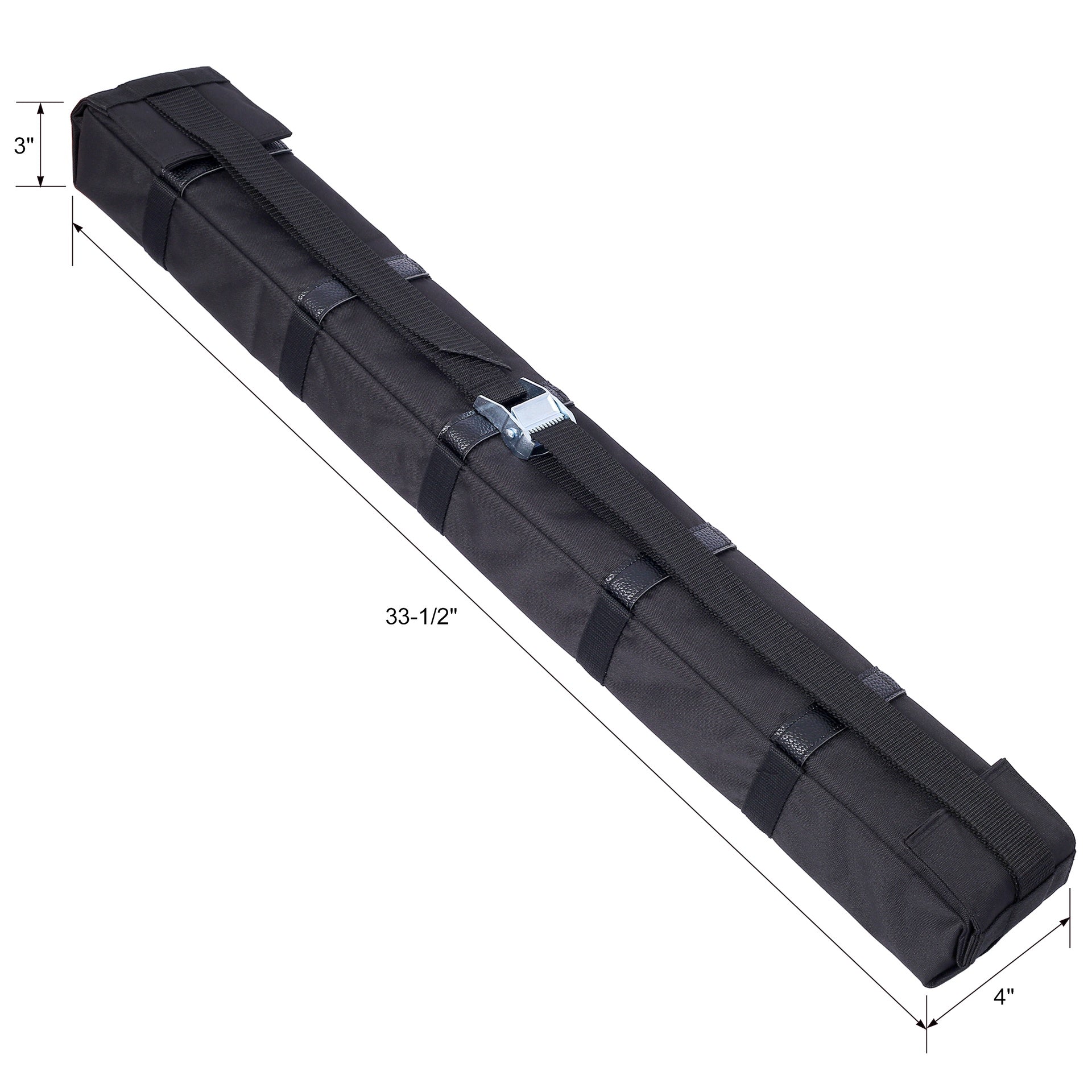 Premium Kayak Roof Rack Pads Universal Car Soft Roof Rack Kayak Carrier for Canoe/Surfboard/Paddleboard/SUP/Snowboard with Tie Down Straps, Tie Down Rope, Quick Loop Strap and Storage Bag