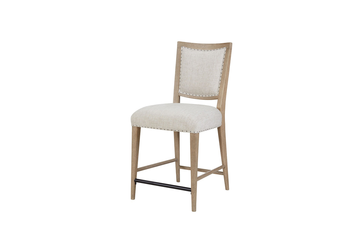 Counter Stool in Sand Colored Finish Set of 2