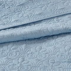 Reversible Quilt Set Blue Twin/Twin XL