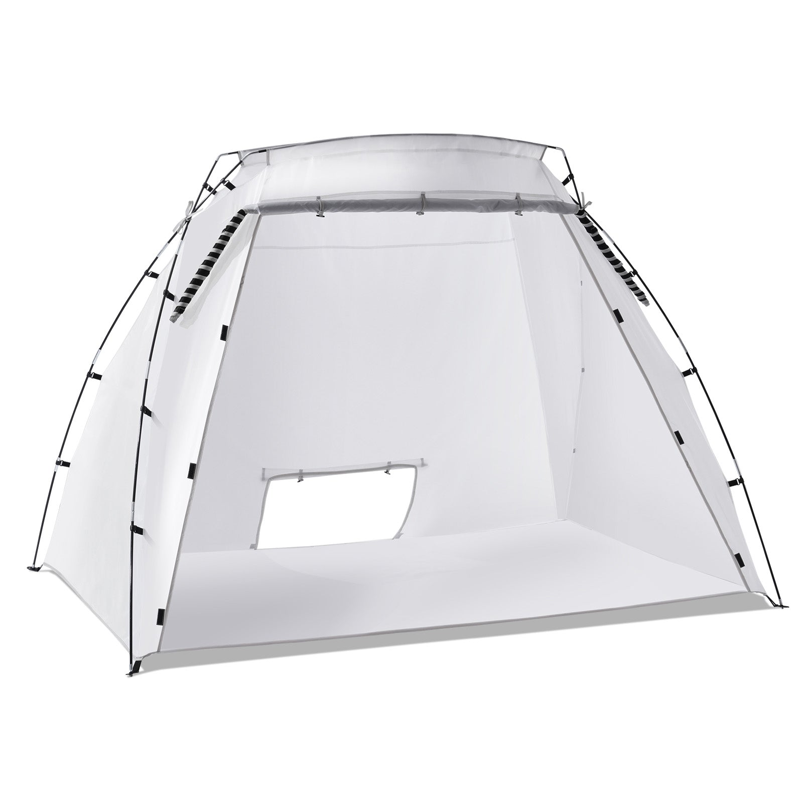Portable Paint Booth, Larger Spray Paint Tent with Built-in Floor & Mesh Screen, Painting Tent Station for Furniture DIY Hobby Tool, 7.5x5.2x5.2ft Spray Paint Shelter
