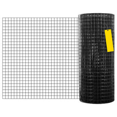 Welded Wire Fence Vinyl Coated Chicken Rabbit Mesh 1"x1" 16 Gauge 24"x50'
