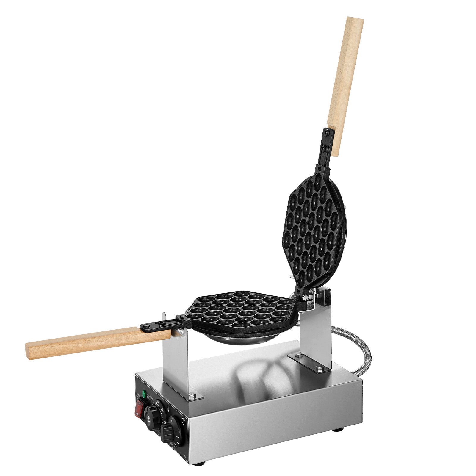 Commercial Bubble Waffle Maker Egg Pancake Baker Machine 1400W Non-Stick