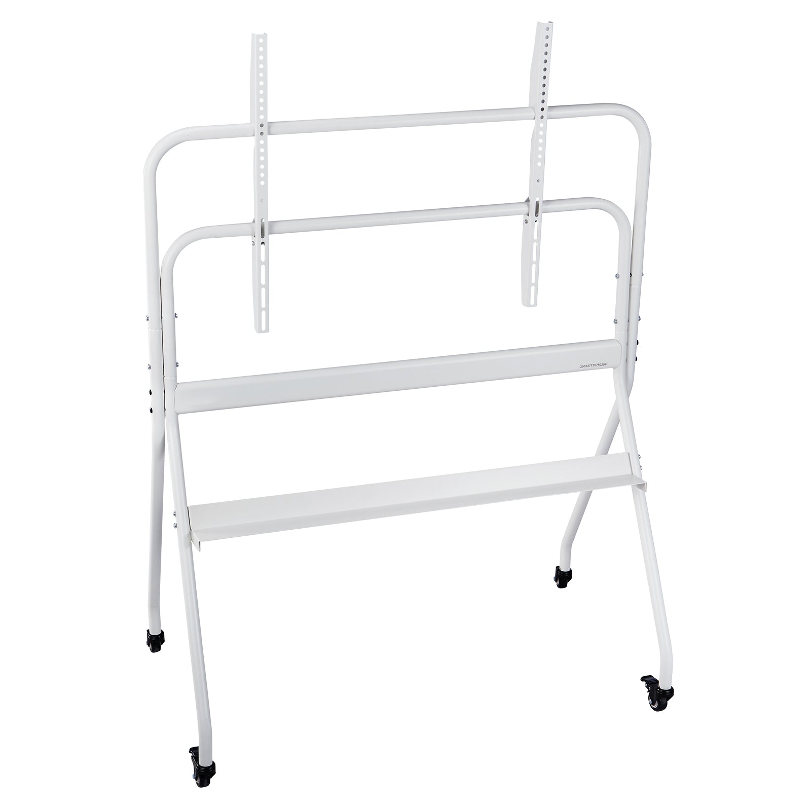 Rolling TV Stand, Mobile TV Cart for 35-100 Inch LED/LCD/OLED Flat/Curved TVs, Portable Monitor Stand with Wheels Hold up to 198 lbs for Living Room, Bedroom, Office, Outdoor, Max VESA 800x600mm