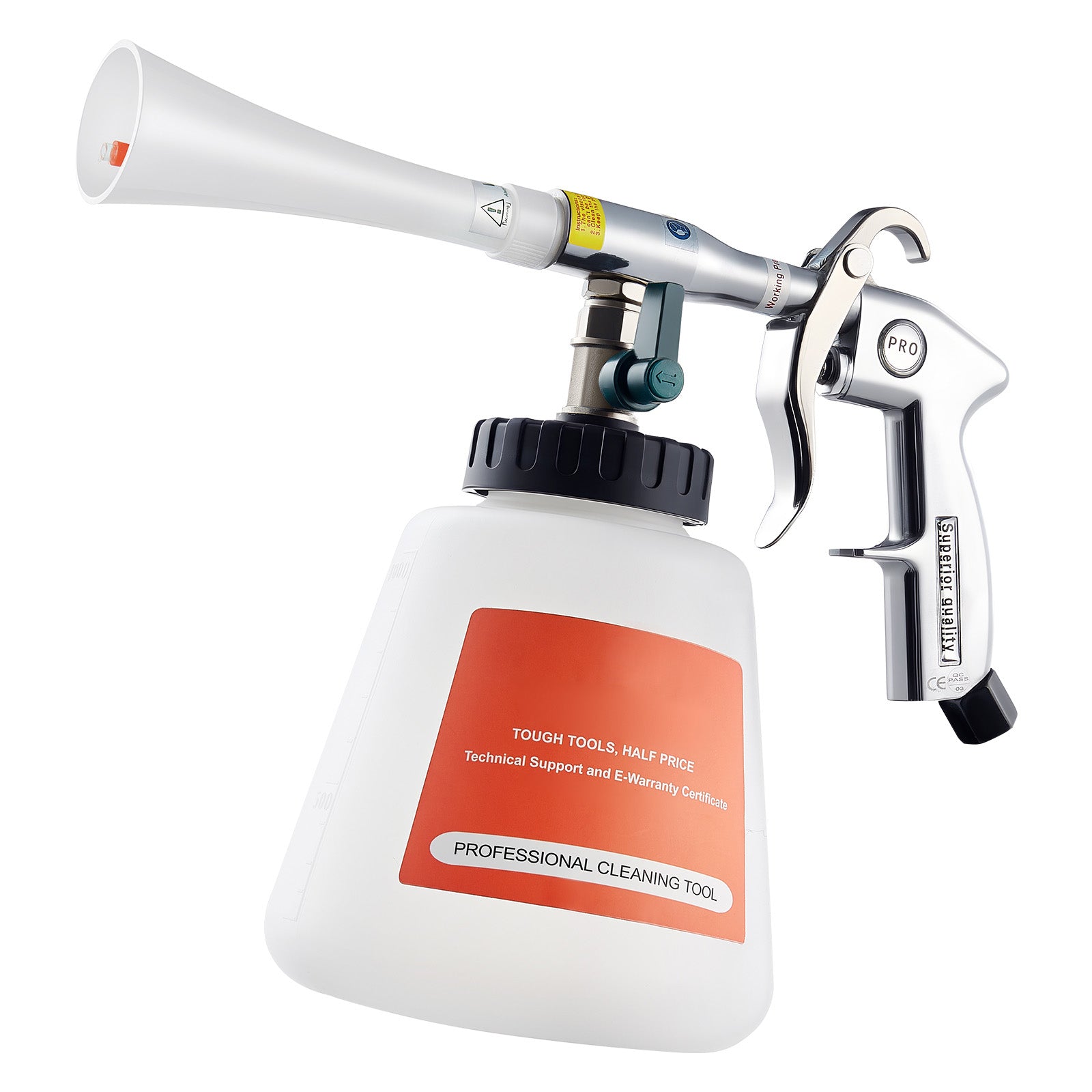 Car Cleaning Gun 6-9.2Bar High-Pressure Air Blow Gun 1L Liquid Bottle Blast Dust