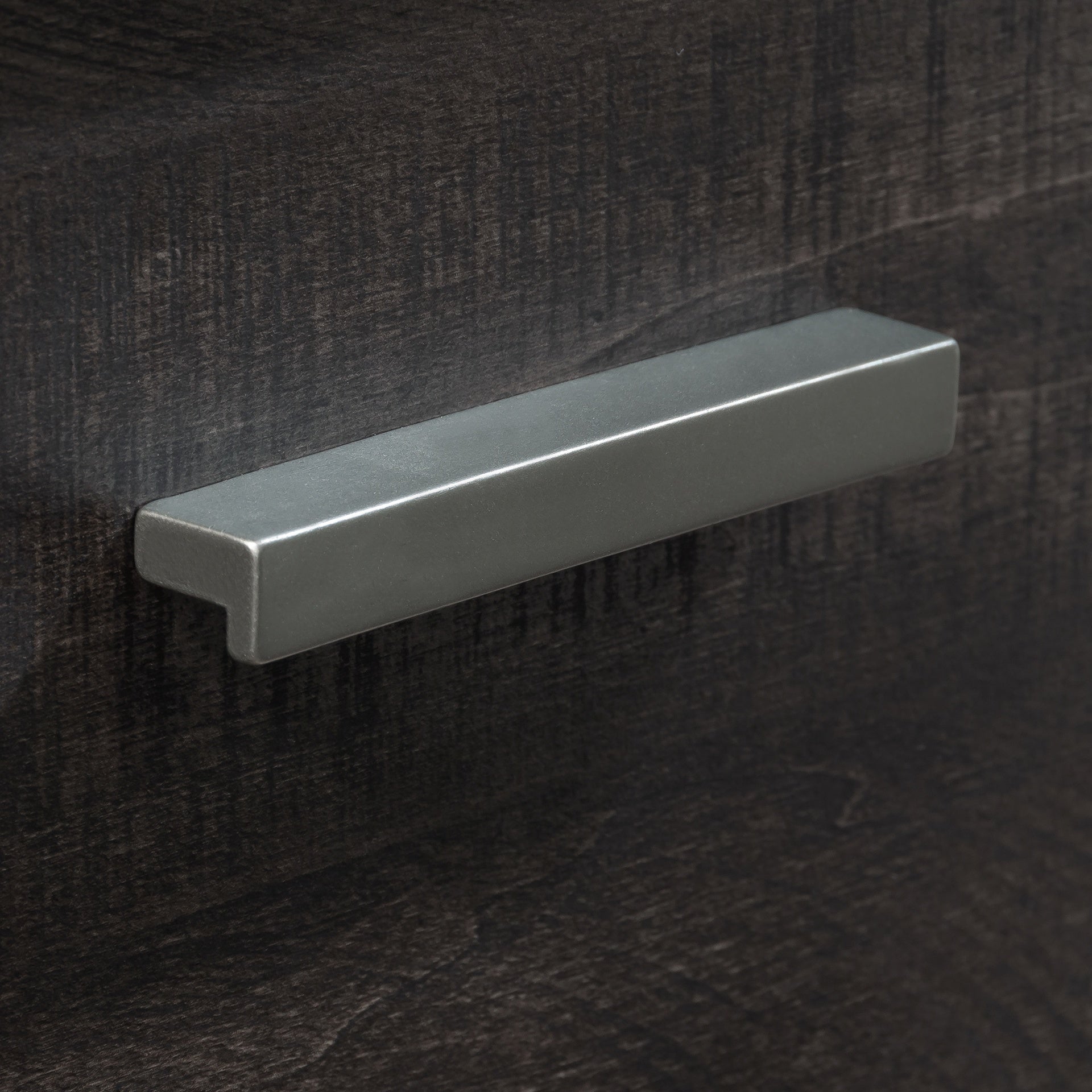 Lateral File with Two Drawers, Dark Brown finish