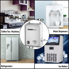 Bottled Water Dispensing Pump System,110V 20ft US Plug High Flow Bottled Water Pump with Single Inlet , Bottled Water System for Home Kitchen Office Bar Coffee Brewer Ice-Maker Refrigerator