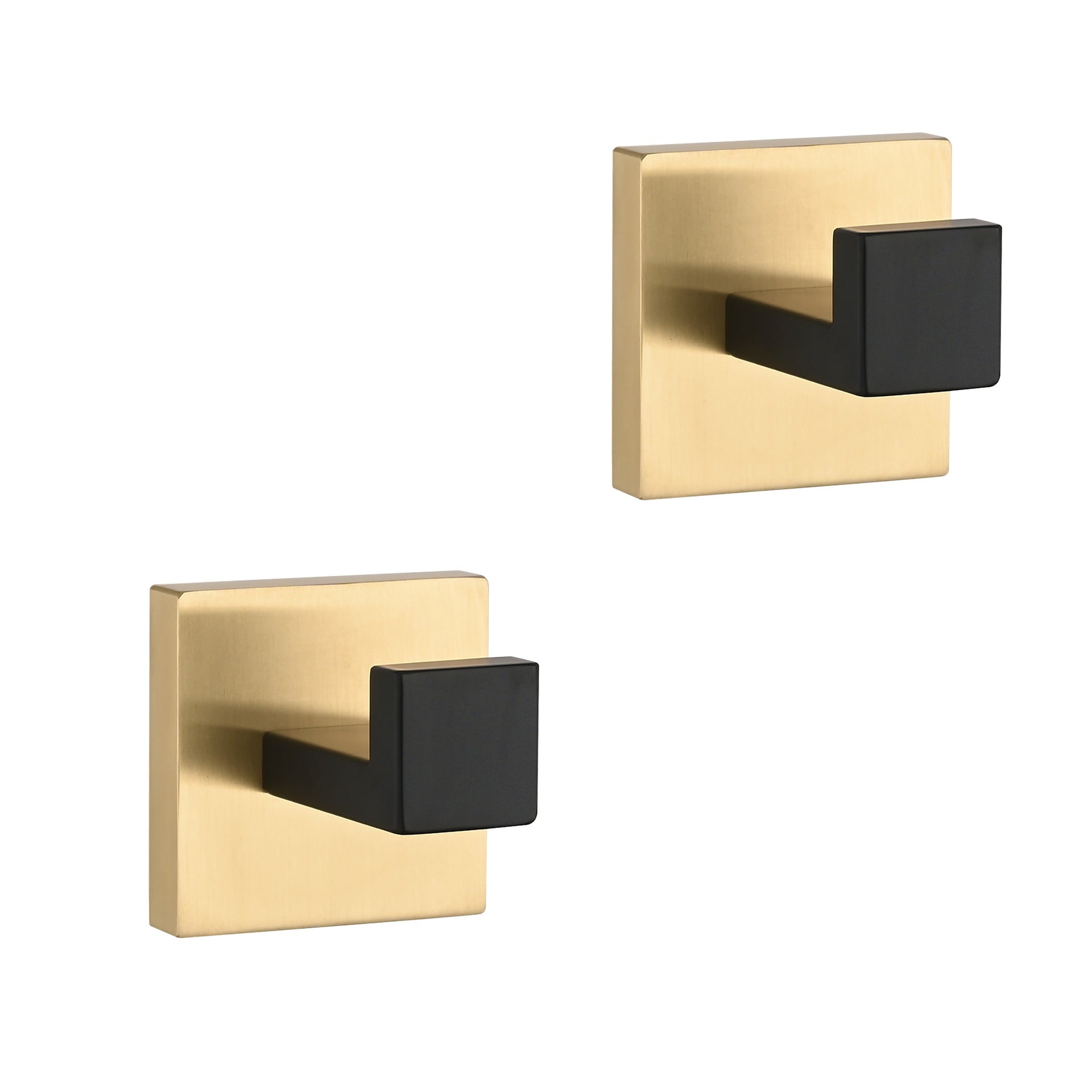 2 Pack Wall-Mounted Stainless Steel Bathroom Towel Hooks/Coat Hooks for Bathroom, Bedroom, Kitchen